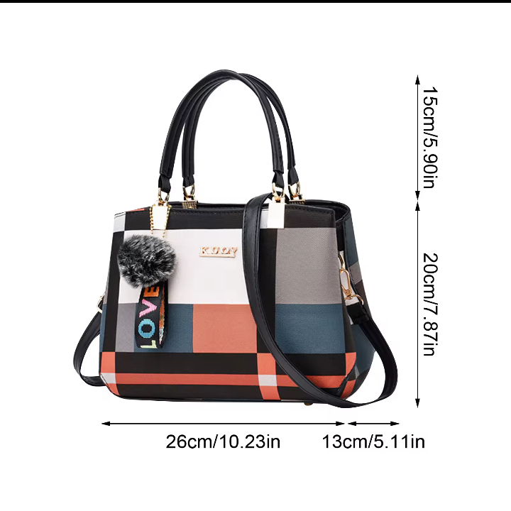 Bolsa feminina crossbody de um ombro